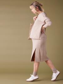 Conjunto camisola e saia em tricot, ENVIE DE FRAISE toupeira