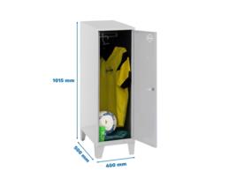 Simonlocker Dism.single Mini Armário De Metal 915x400x500pés Cinza