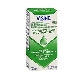 Visine Alergia Eye Relief Multi-Action Drops, 0.5 Oz (Pack of 1)