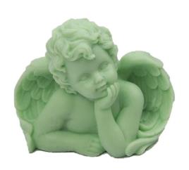 Best Trade Vela de gesso de silicone do bebê anjo bebê anjo