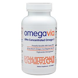 OmegaVia, Omega-3 Ultra Concentrado, 60 Cápsulas gelatinosas