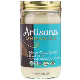 Artisana Artesão, Orgânicos, Manteiga de Coco Crua, 14 oz (397 g)