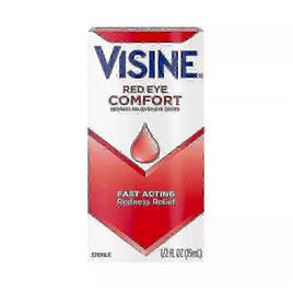 Visine Red Eye Comfort, colírio apaziguador de vermelhidão, ação rápida, 1/2 oz