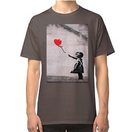 RockShark Banksy, camiseta hope darkgrey XL