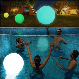 MOWII Light Up Pool Flutua led beach ball vôlei piscina de vôlei bola inflável bola flutuante