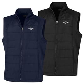 Colete Puffer com Zíper Completo Callaway Golf para Homens 2025 Ace Stretch Sem Mangas Casaco de marinheiro L