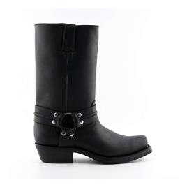 Grinders Moedores Renegados Hi Preto Botas de Couro Unisex EU39