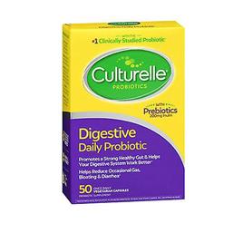 Cápsulas Probióticas de Saúde Digestiva Culturelle, 50 Cápsulas (Pacote de 1)