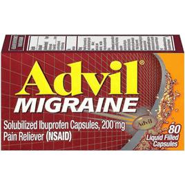 Advil Alívio da Dor e Redutor de Febre, 200 Mg, Cápsulas Líquidas, 80 Ea