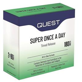Quest Vitamins Quest vitaminas super uma vez por dia (Twin Pack 2X90) Tabs 180 (P606356)