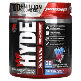 ProSupps, Mr. Hyde, Signature Pre Workout, Opase Blue Razz, 7,6 onças (216 g)