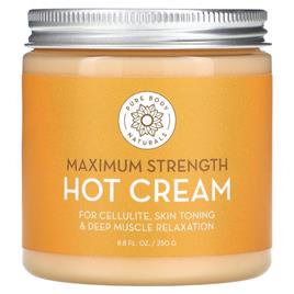 Pure Body Naturals, Creme Quente de Força Máxima, 8,8 fl oz (250 g)