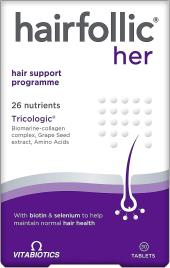 Vitabiotics Vitabitics Hairfollic Her 30 Comprimidos, 30 cápsulas