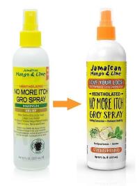 Jamaican Mango & Lime Manga jamaicana & Lime não mais coceira Gro spray Mentholated 8oz 237ml