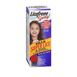 Licefreee Piolhos livres! Tratamento de piolhos de cabeça spray lice lice, 6 Oz (Pacote de 1)