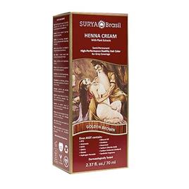 Creme de Henna Surya Brasil, Marrom Dourado 2.3 Oz