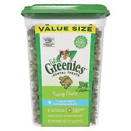 Greenies Feline Natural Dental Treats Catnip Flavor, 9.75 oz (Pacote de 1)