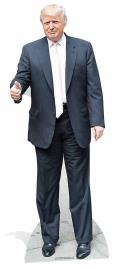 Celebrity Cutouts Donald Trump rosa empate EUA Presidente Lifesize papelão recorte / cartaz