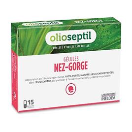 Olioseptil nose and throat 15 capsules