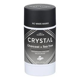 Crystal Desodorante cristalizado magnésio enriquecido, carvão e árvore de chá 2.5 Oz (Pacote de 1)