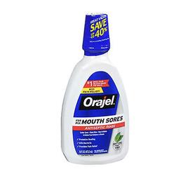 Boca Antisséptica Orajel Sore Rinse, 16 oz (Pacote de 1)
