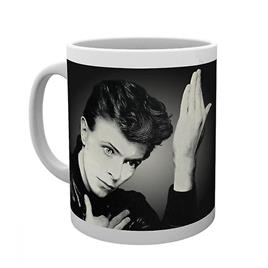 Caneca de Heroes do David Bowie Cinza/preto One Size