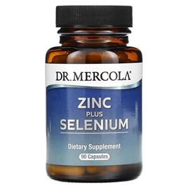 Dr. Mercola, Zinco Mais Selênio, 90 Cápsulas