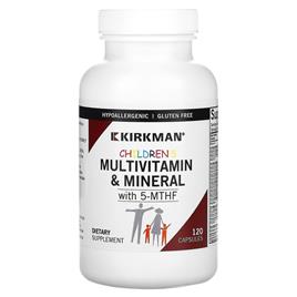 Kirkman Labs, Multivitamínico e Mineral Infantil com 5-MTHF, 120 Cápsulas