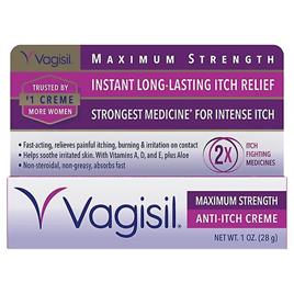 Vagisil Creme Anti-coceira de Força Máxima, 1 Oz, 1 Pacote