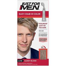 Just For Men Coloração de Cabelo Grisalho Fácil de Pentear, A-10 Loiro Arenoso