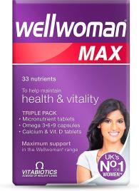 Vitabiotics, Wellwoman MAX, 84 comprimidos/cápsulas