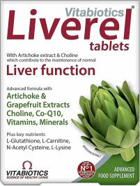 Vitabiotics Vitabióticos, Liverel, 60 Comprimidos