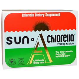 Sun-Chlorella Sun Chlorella Chlorella do sol A, 1500 comprimidos
