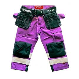 Vxo Kids Calça de trabalho com refletor Loxy Roxo 110