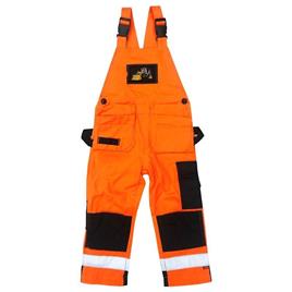 Vxo Kids Calças suspensórios com refletor loxy laranja 110