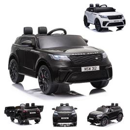 ES-Toys Kids Carro Elétrico Range Rover Velar EVA Pneus Amortecedor Faróis Preto