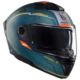 Mt Helmets Capacete Modular Atom 2 Sv Destiny