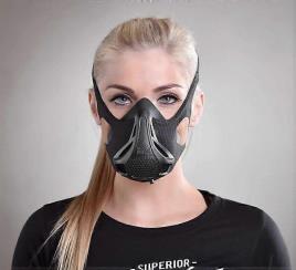 Jeek Nextgen Altitude Workout Mask Cardio Breathing & Treinador de Força Respiratória 24 Níveis de Privação de Oxigênio, 8 Filtros de Carbono Subst...