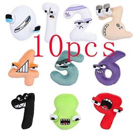 Stuffed Animals 26pcs Alphabet Lore Brinquedo de Pelúcia Boneca de Pelúcia Brinquedos Peluche Crianças 26 Letras Inglesas (A-Z-0-9) Presentes de An...