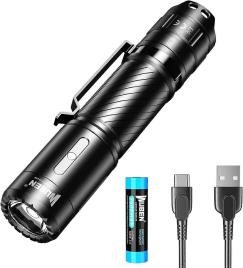 TCGG-C3 Lampe Torche LED Ultra Puissante Recarregável USB C 1200 Lumens 6 Modos Eclairage, IP68 tanche pour Mnage, le Camping, La Randonne, D'urgence