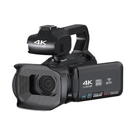 POTATO Gravador de Vídeo 4k Câmera 64mp Filmadora para Stream Rotate 4.0inch Touch Screen Professional Digital