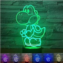 Dewenwils Dww-Mario Veilleuse 3D Lampe de Chevet, Personnage de Jeu de Dessin Anim Super Acrylique Nouveaut Nol Super Mario Cadeau Dcoration de Cha...