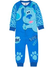 Blues Clues & You! Dicas do Azul e você! Unisex Crianças Onesie Azul All-Over Mangas Print 3-4 Years