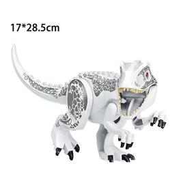 Ofocase Figuras de dinossauros, blocos de Indominus T Rex, bloco de dinossauro grande, festa de aniversário das crianças E