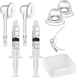 Healthy Extrator de mamilo invertido - 2 PC Aspirador de mamilo corretor para mulheres
