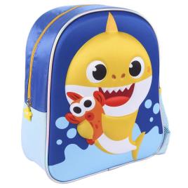 Mochila Escolar 3D  Azul (25 x 31 x 10 cm)