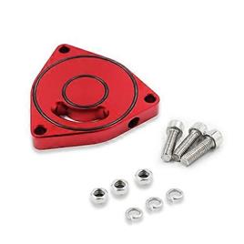 Vehicles Parts Para Honda Civic 2015-2021 Carro Turbo Blow Off Válvula Espaçador de Placa BOV 1.5T Coupe Billet(Vermelho)