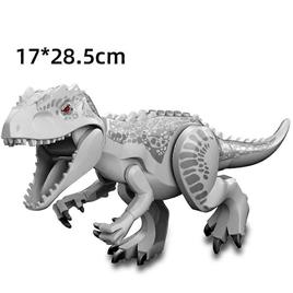 Ofocase Figuras de dinossauros, blocos de Indominus T Rex, bloco de dinossauro grande, festa de aniversário das crianças H