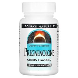 Source Naturals Fonte Naturals, Pregnenolona, Cereja, 10 mg, 120 pastilhas