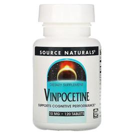 Source Naturals Fonte Naturals, Vinpocetina, 10 mg, 120 Comprimidos